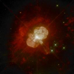 Explosión en la estrella Eta Carinae (Fuente: NASA)